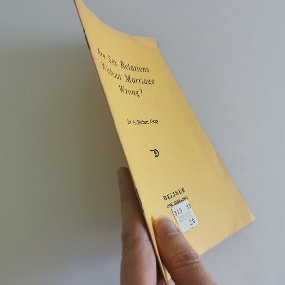 1961 Are Sex Relations Without Marriage Wrong, Dr. Herbert Gray Anglican Church - Picture 4 of 6